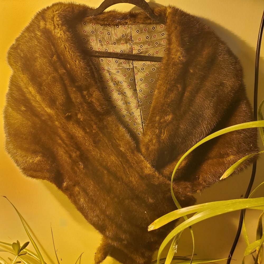 Vintage Authentic Mink wrap